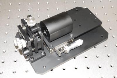 3.4μm帯レーザー集光光学系