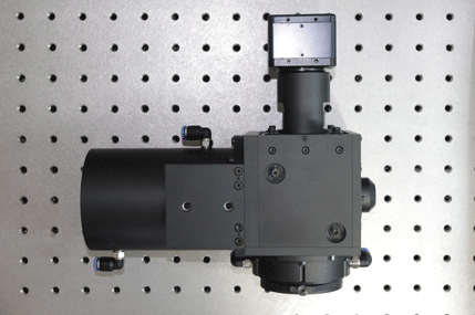 水冷式レーザー集光光学系(モニターカメラ付)